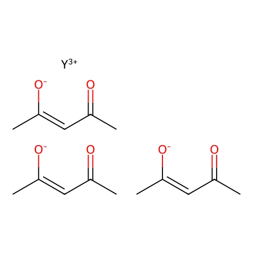 Pentane-2,4-dione;yttrium structure