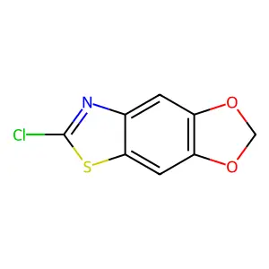 6-chloro[1,3]dioxolo[4,5-f][1,3]benzothiazole structure