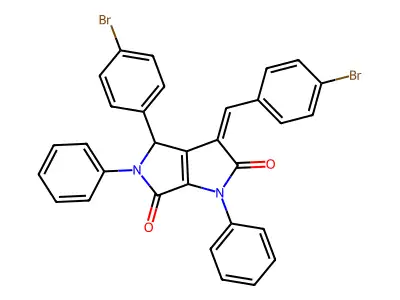 (3Z)-4-(4-bromophenyl)-3-[(4-bromophenyl)methylidene]-1,5-di structure