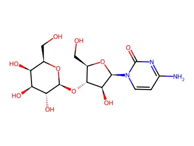 3'-O-Galactopyranosylcytarabine structure