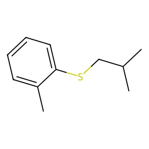 Sulfide, isobutyl o-tolyl structure