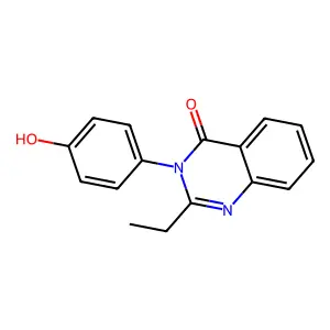 2-ethyl-3-(4-hydroxyphenyl)quinazolin-4(3H)-one structure