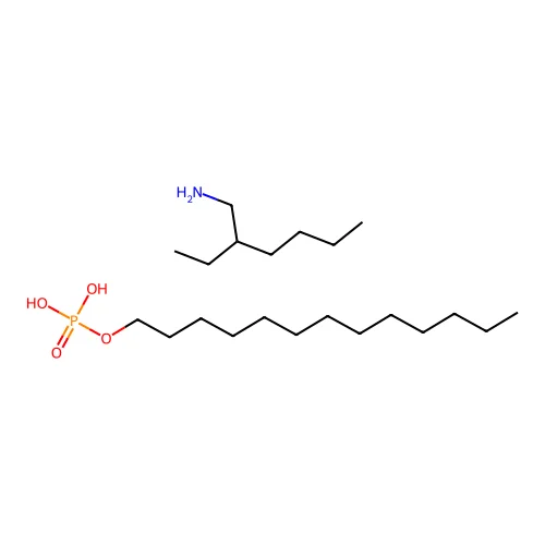 Tridecyl phosphate, 2-ethylhexylamine salt structure