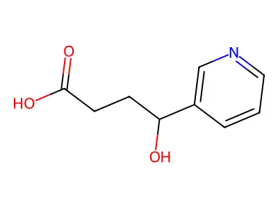 4-Hydroxy-4-(3-pyridyl)butanoic acid structure