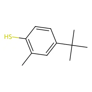 4-tert-Butyl-o-thiocresol structure