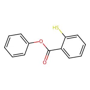 Phenyl 2-mercaptobenzoate structure