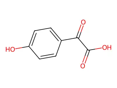 4-Hydroxyphenylglyoxylate structure