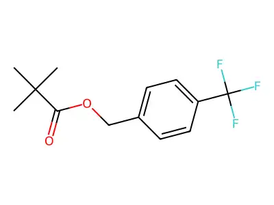 4-(Trifluoromethyl)benzyl pivalate structure