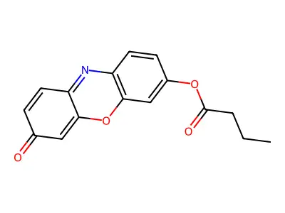 Resorufin butyrate structure