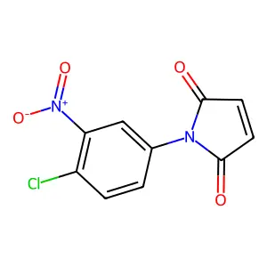 1-(4-chloro-3-nitrophenyl)-2,5-dihydro-1H-pyrrole-2,5-dione structure
