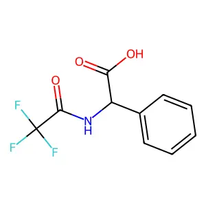(+)-N-Trifluoroacetyl-L-phenylglycine structure