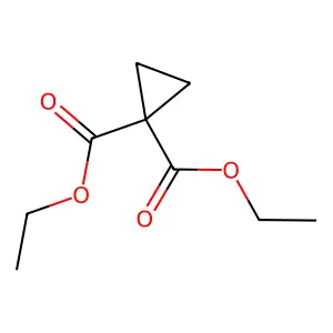 Diethyl cyclopropane-1,1-dicarboxylate structure