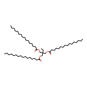 2-Ethyl-2-(((1-oxohexadecyl)oxy)methyl)propane-1,3-diyl bispalmitate structure