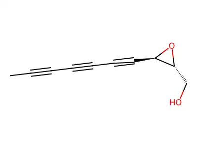 2,3-Epoxydeca-4,6,8-triyn-1-ol structure