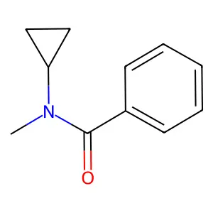 N-cyclopropyl-N-methyl-benzamide structure