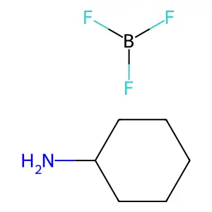 Boron, (cyclohexanamine)trifluoro-, (T-4)- structure