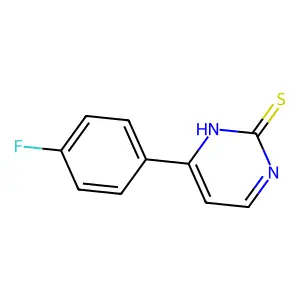 4-(4-Fluorophenyl)-2-pyrimidinethiol structure