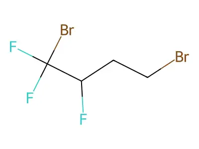 1,4-Dibromo-1,1,2-trifluorobutane structure