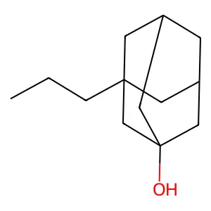 3-Propyl-1-adamantanol structure