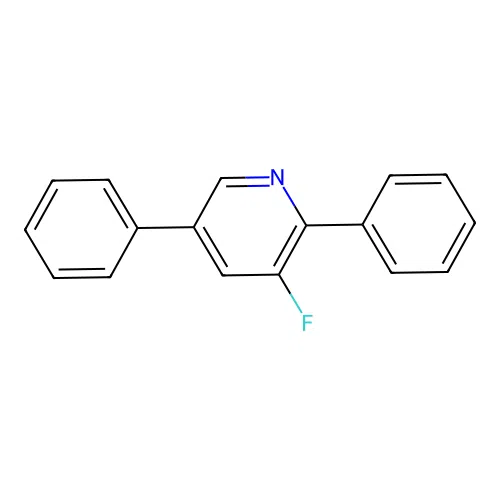 3-Fluoro-2,5-diphenylpyridine structure