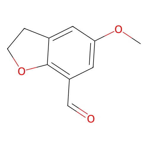 5-Methoxy-2,3-dihydro-1-benzofuran-7-carbaldehyde structure