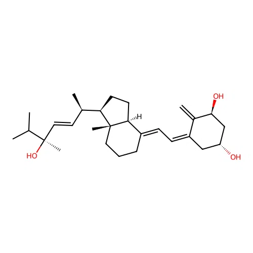1alpha,24S-Dihydroxyvitamin D2 structure