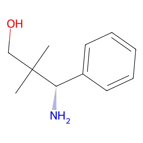 (3S)-3-amino-2,2-dimethyl-3-phenylpropan-1-ol >99% e.e. structure