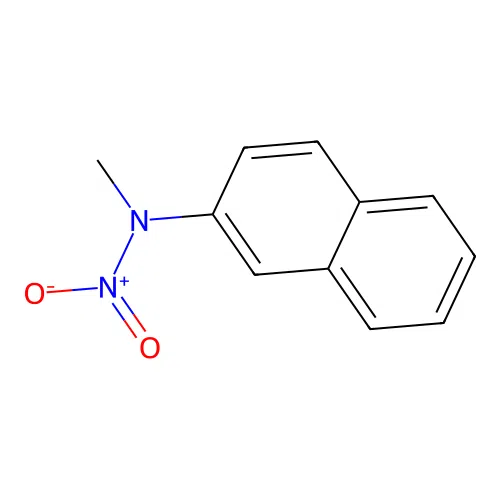 N-methyl-N-naphthalen-2-ylnitramide structure