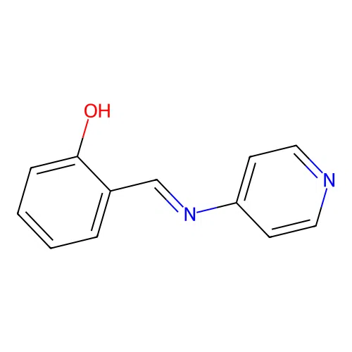 N-(2-hydroxybenzylidene)pyridin-4-amine structure