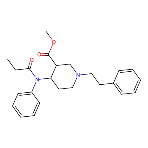 Isocarfentanil structure