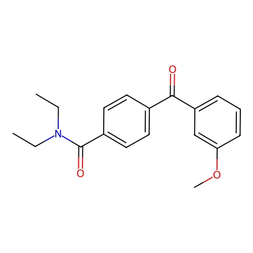 N,N-diethyl-4-(3-methoxybenzoyl)benzamide structure