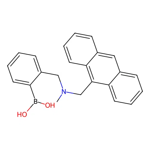 Boronic acid, [2-[[(9-anthracenylmethyl)methylamino]methyl]phenyl]- structure