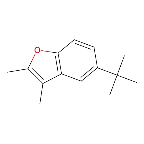 5-Tert-butyl-2,3-dimethyl-1-benzofuran structure