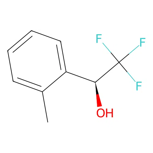 (1S)-2,2,2-trifluoro-1-(2-methylphenyl)ethan-1-ol structure