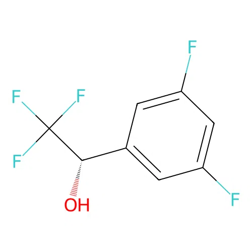 (1S)-1-(3,5-difluorophenyl)-2,2,2-trifluoroethan-1-ol structure
