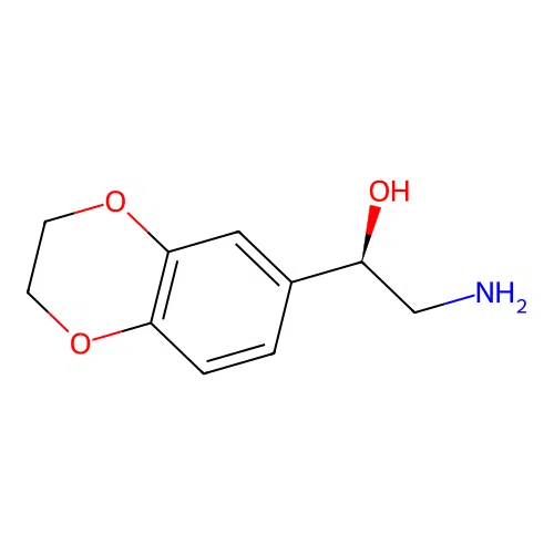 (1R)-2-amino-1-(2,3-dihydro-1,4-benzodioxin-6-yl)ethan-1-ol structure