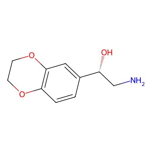 (1S)-2-amino-1-(2,3-dihydro-1,4-benzodioxin-6-yl)ethan-1-ol structure