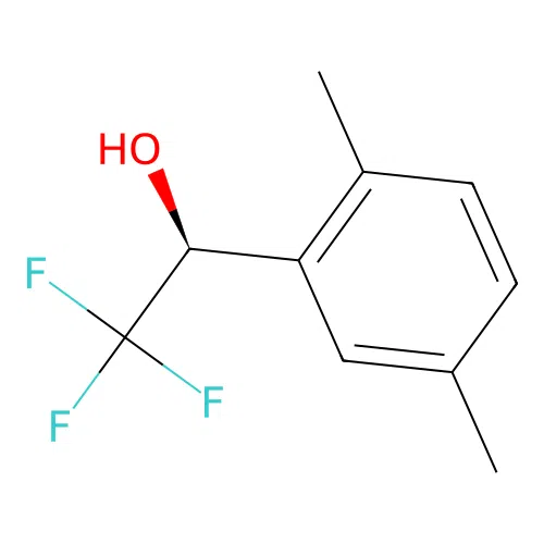 (1S)-1-(2,5-dimethylphenyl)-2,2,2-trifluoroethan-1-ol structure