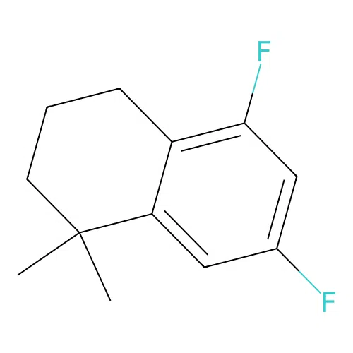 6,8-difluoro-4,4-dimethyl-2,3-dihydro-1H-naphthalene structure