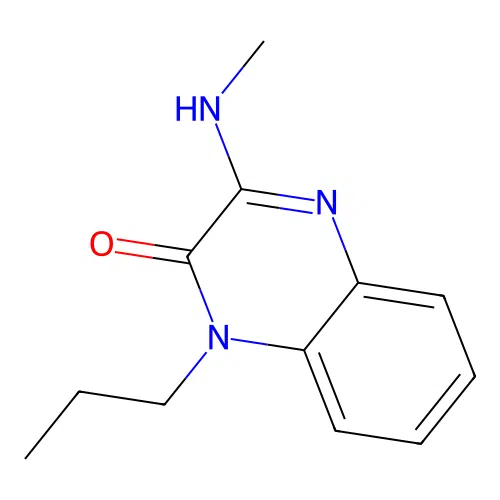 1-n-Propyl-1,2-dihydro-2-oxo-3-methylaminoquinoxaline structure