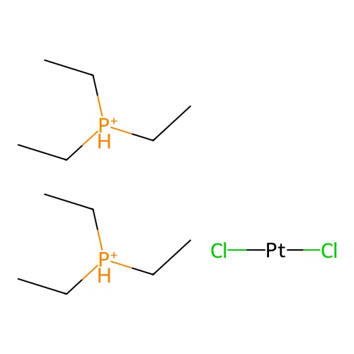 Dichloroplatinum;bis(triethylphosphanium) structure