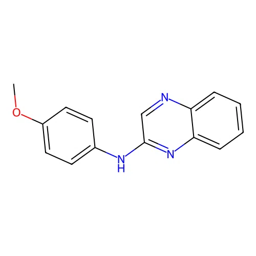 N-(4-methoxyphenyl)quinoxalin-2-amine structure