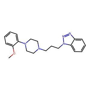 4-(3-(Benzotriazol-1-yl)propyl)-1-(2-methoxyphenyl)piperazine structure