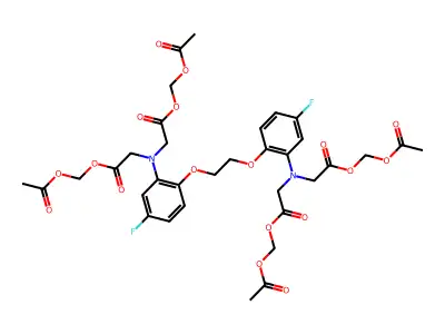 5 5'-DIFLUOR-BAPTA-AM structure