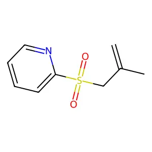 2-(2-Methylprop-2-enylsulfonyl)pyridine structure