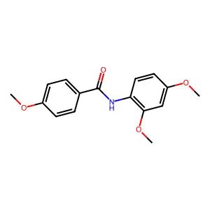 N-(2,4-dimethoxyphenyl)-4-methoxybenzamide structure