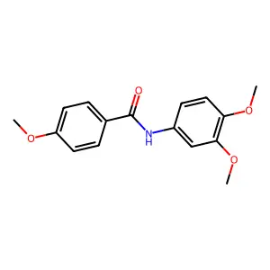 N-(3,4-dimethoxyphenyl)-4-methoxybenzamide structure