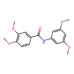 N-(3,5-dimethoxyphenyl)-3,4-dimethoxybenzamide structure