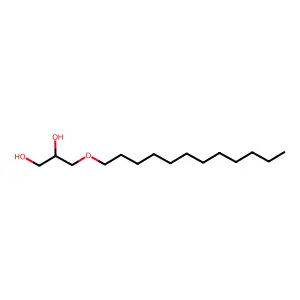 1-O-Dodecylglycerol structure