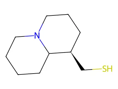 ((1R,9aR)-octahydro-1H-quinolizin-1-yl)methanethiol structure